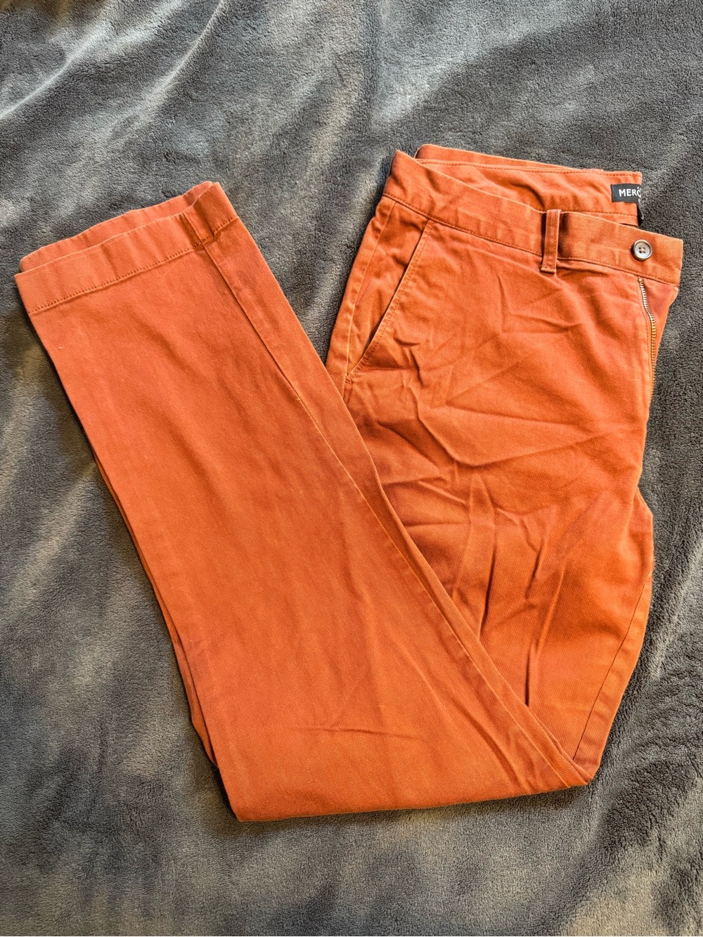 J.Crew Rust Straight-Leg Chinos, 32x32